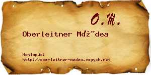 Oberleitner Médea névjegykártya